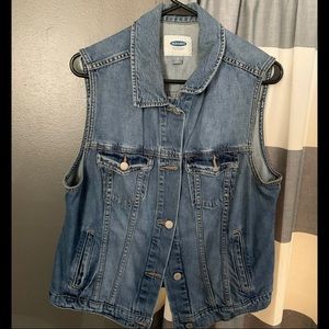 Old navy jean vest